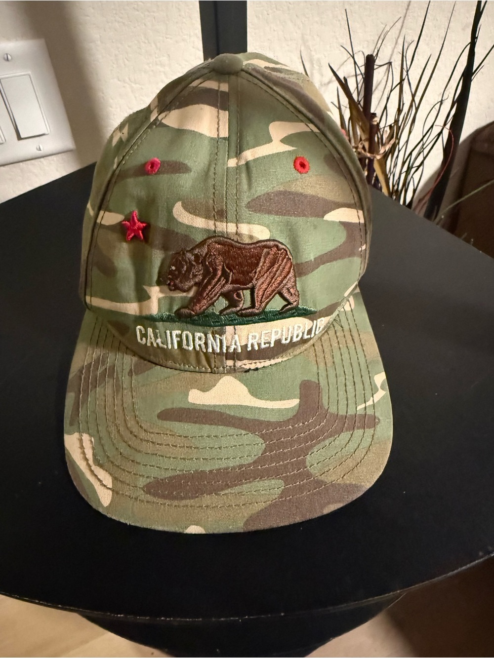 CALIFORNIA REPUBLIC 47 Brand Camo Baseball Cap - Green Men’s